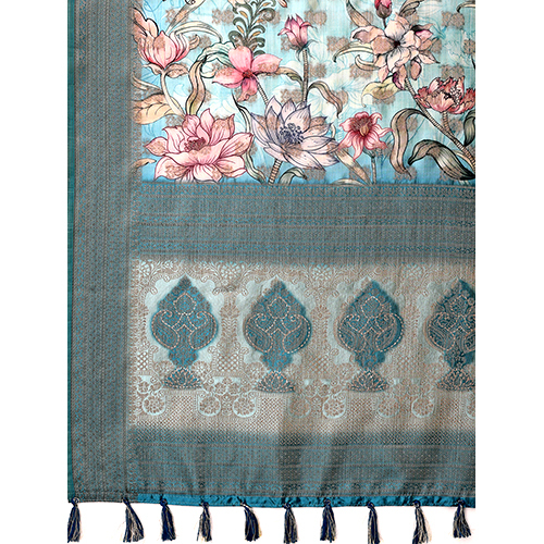 Designer Ethnic Saree - Color: Multicolor