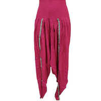 Ladies Rayon Patiala - Color: Red