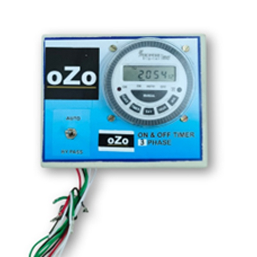 1 Phase And 3 Phase On And Off Timer - Material: Plastic