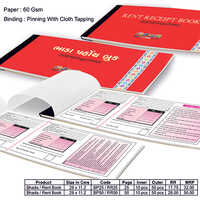 Rent Receipt /bhada Pahonch - Material: Paper