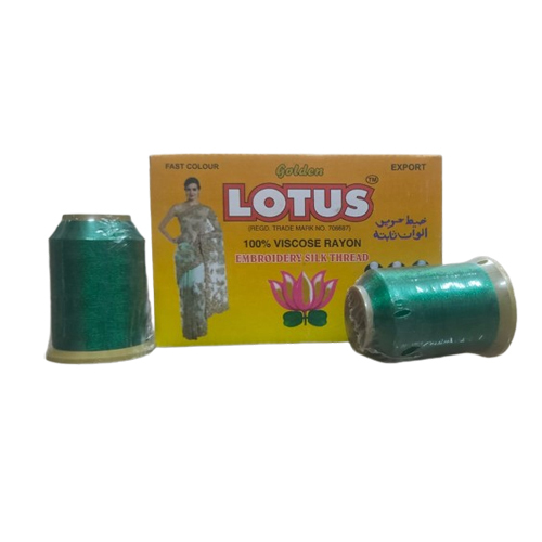 Green Embroidery Silk Thread