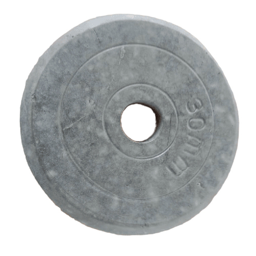 30 Mm Round Concrete Cover Block - Color: Gray