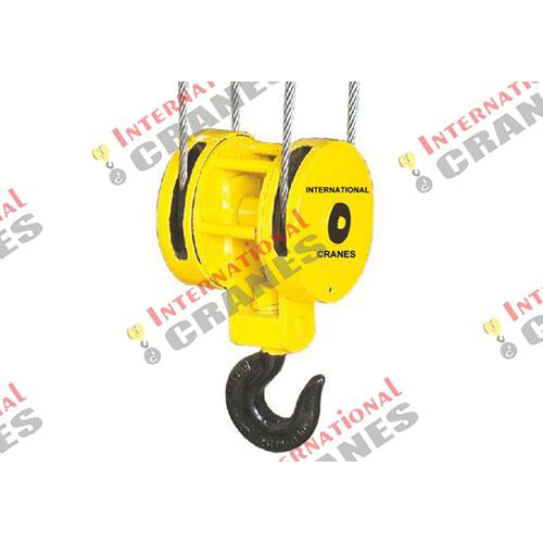 Crane Snatch Block(Hook Block) - Color: Yellow