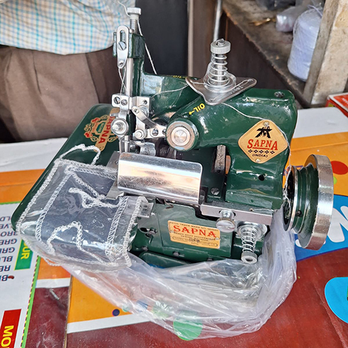 Sapna Overlock Sewing Machine - Operate Method: Manual
