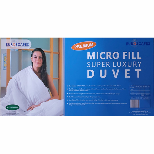 Micro Fill Super Luxury Duvet - Material: 100% Cotton