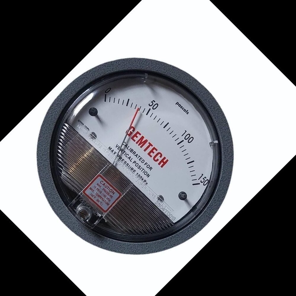 GEMTECH OMEGA TOP DIFFERENTIAL PRESSURE GAUGE