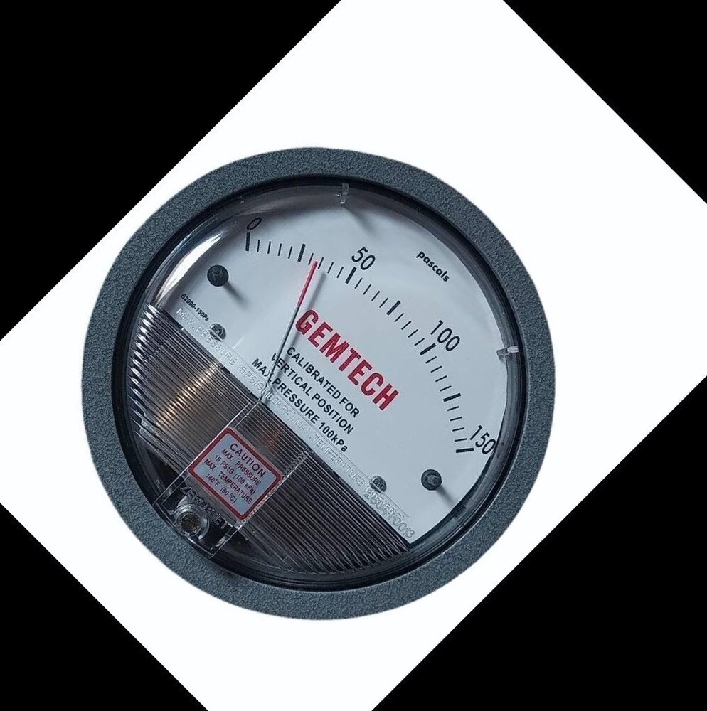 GEMTECH OMEGA TOP DIFFERENTIAL PRESSURE GAUGE