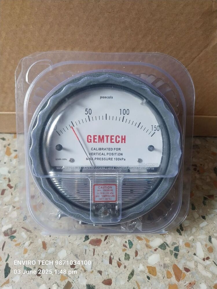GEMTECH Differential Pressure Gauge Dealers Near Zed Hospital Ltd
