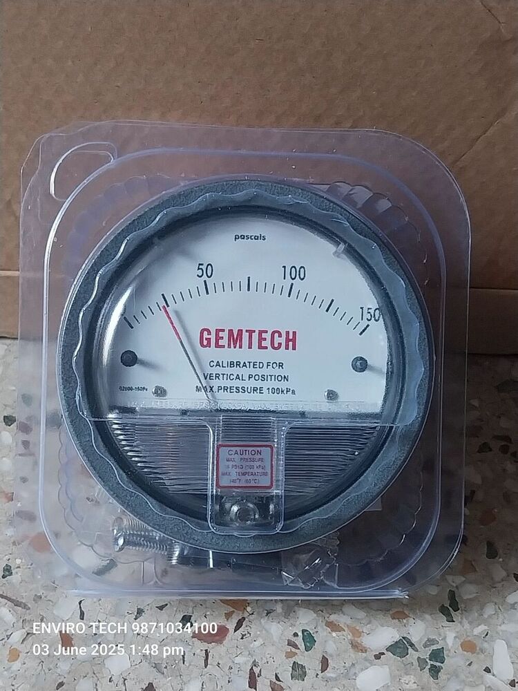 GEMTECH Differential Pressure Gauge Dealers Near Mann Hospital Delhi