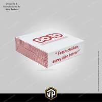 Sandwich Packaging Box Custom Printed - Coating Type: Aqueous Coating