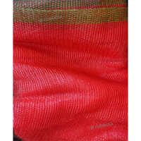 Red Leno Mesh Bag - Design: Plain