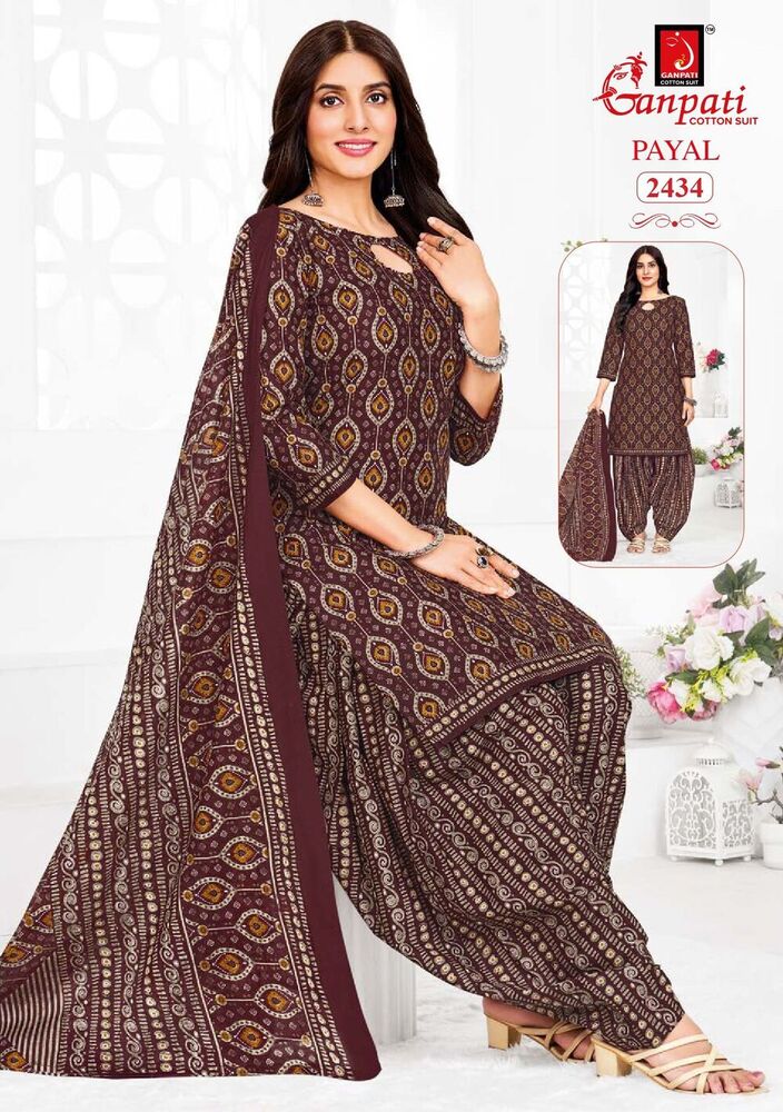 Ganpati Payal Vol-10  Dress Material