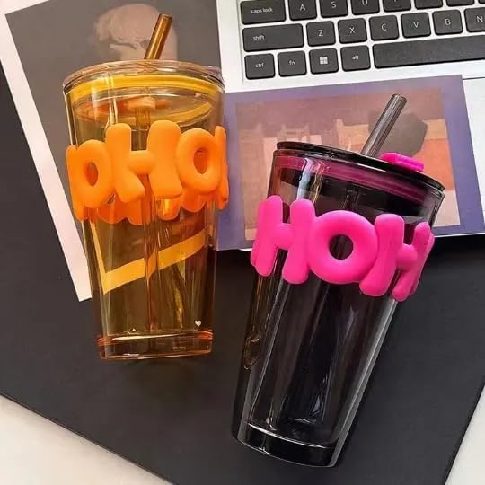 Flower Glass Tumbler - Capacity: 300 Milliliter (ml)