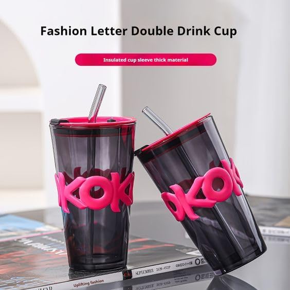 Flower Glass Tumbler 