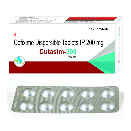 200 Mg Cefixime Dispersible Tablets Ip - Drug Type: General Medicines