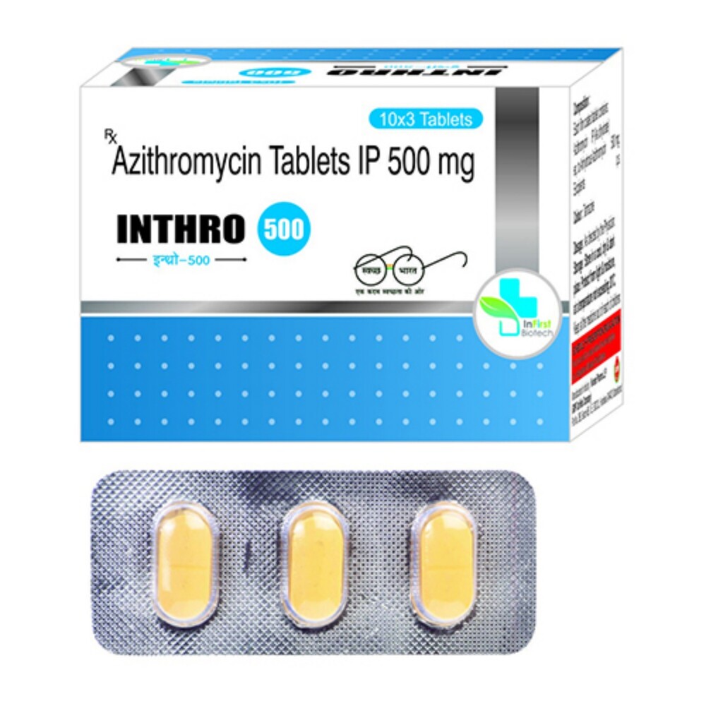 500 Mg Azithromycin Tablets Ip - Storage Instructions: Cool & Dry Place