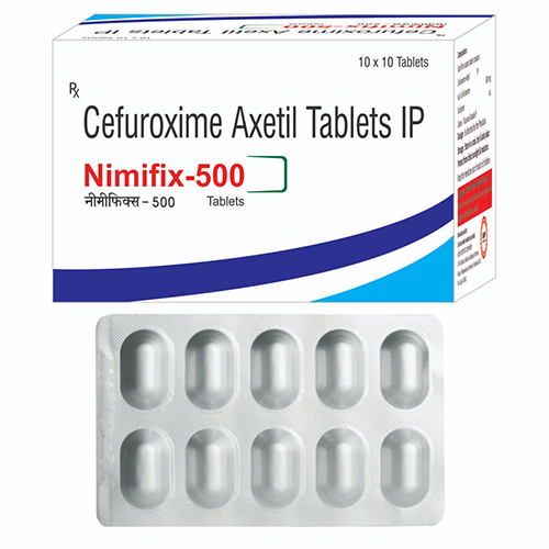 Cefuroxime Axetil Tablets IP - 100 Tablet Pack, Prescription-Only General Medicine for Adults, Store in Cool & Dry Place