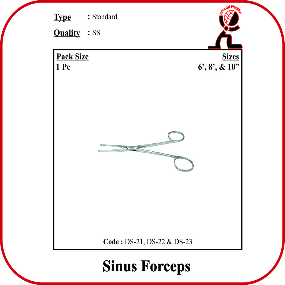 Sinus Forceps 6" Imported - Application: Veterinary Purpose