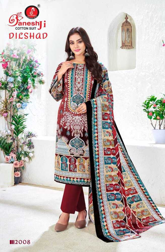 Ganeshji Dilshad Vol-02  Karachi Dress Material