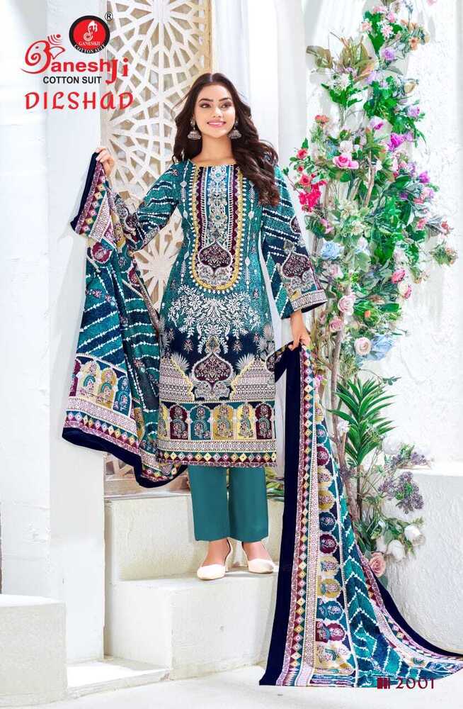 Ganeshji Dilshad Vol-02  Karachi Dress Material