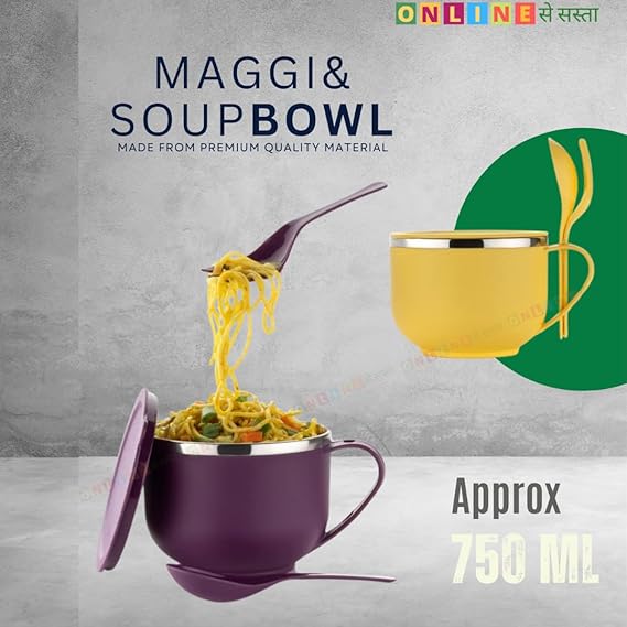 Maggi and Soup Bowl 