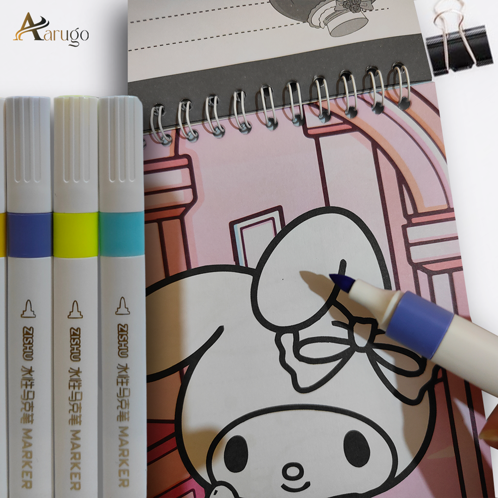 Kuromi Marker Stationery Set