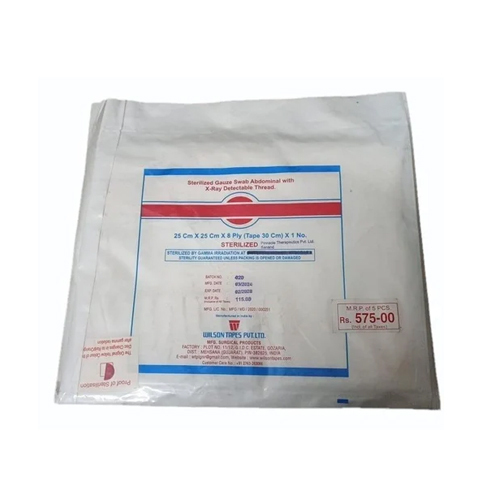 Sterile Gauze Swab - Color: White