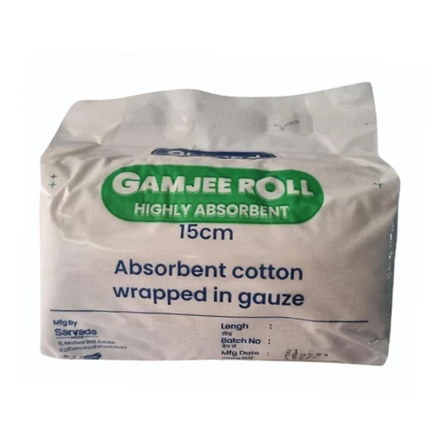 15Cm Absorbent Cotton Gauge - Color: White