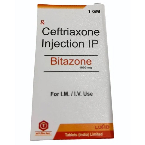 1G Ceftriaxone Injection Ip - Physical Form: Liquid