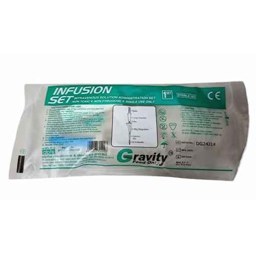 Alpha Iv Infusion Set - Material: Pvc