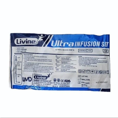 Livine Ultra Infusion Set - Application: To Administer Fluids Or Medications Intravenously