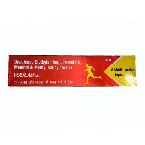 30G Diclofenac Diethylamine Linseed Oil Menthol Methyl Salicylate Gel - Drug Type: General Medicines