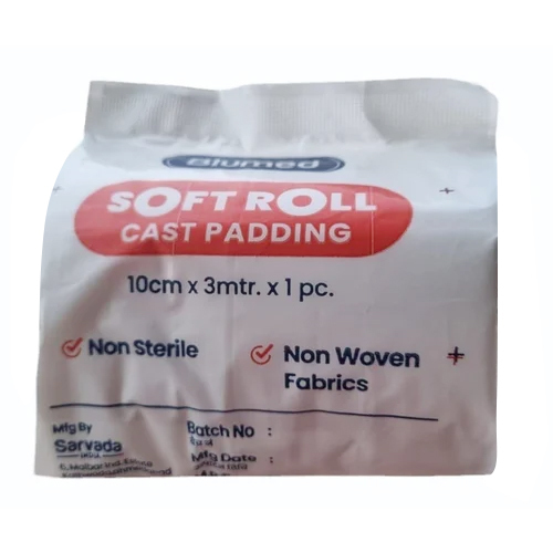 Soft Roll Cast Padding - Color: White