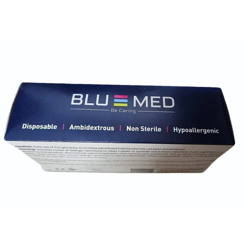 Blumed Examination Gloves - Color: White