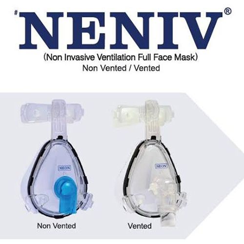Neniv Non Invasive Ventilation Full Face Mask - Material: Plastic