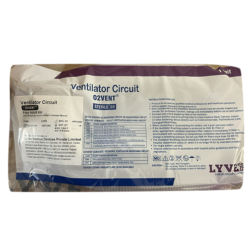 O2Vent Ventilator Circuit - Color: White