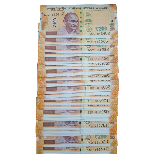 200 Rs Signature Rupee Note