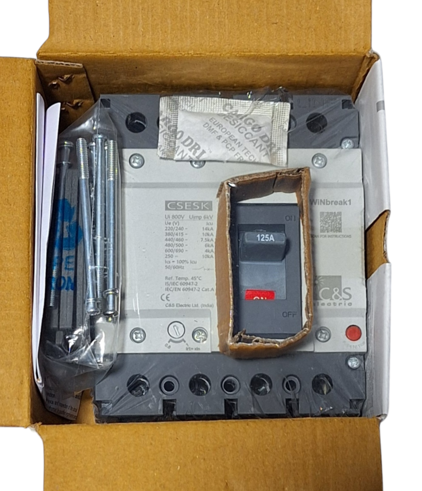 C&S MCCB CSESK125FMU4P-125AMP