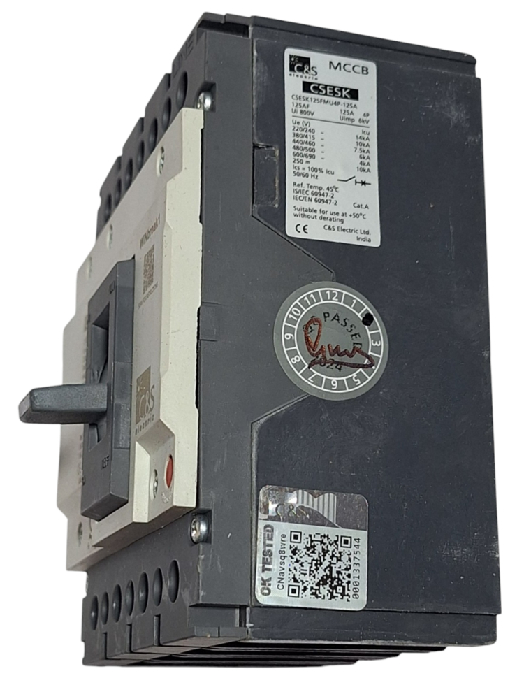 C&s Mccb Csesk125fmu4p-125amp - Color: Black