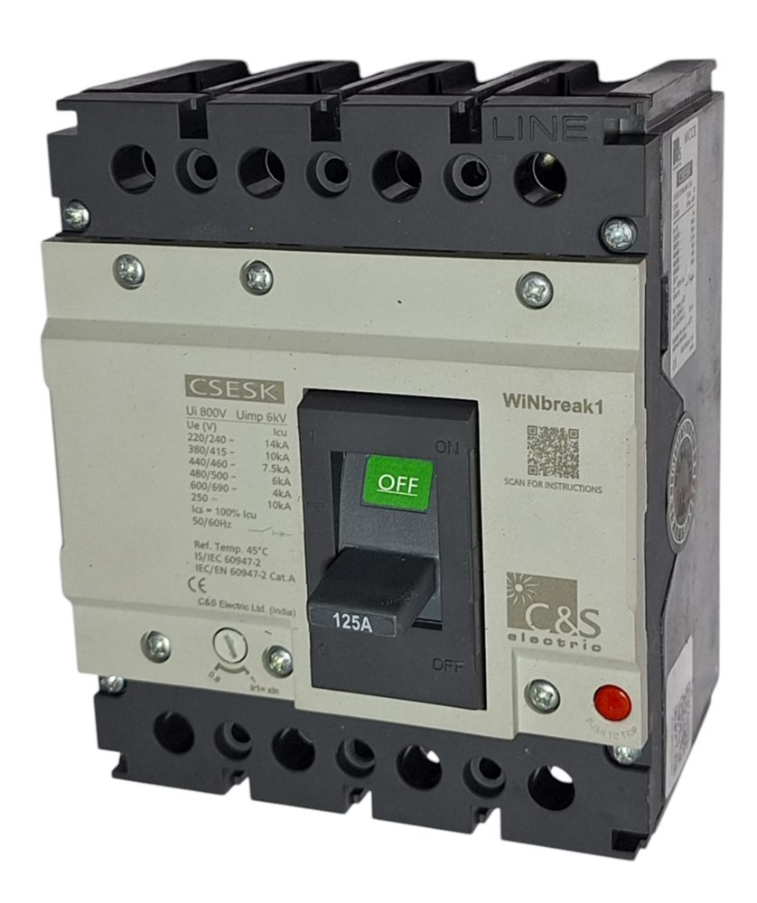 C&S MCCB CSESK125FMU4P-125AMP