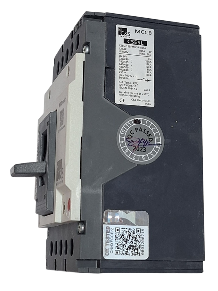 C&S MCCB  CSESL125FMU3P-100A