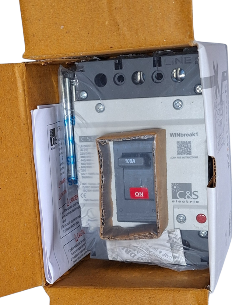 C&S MCCB  CSESL125FMU3P-100A