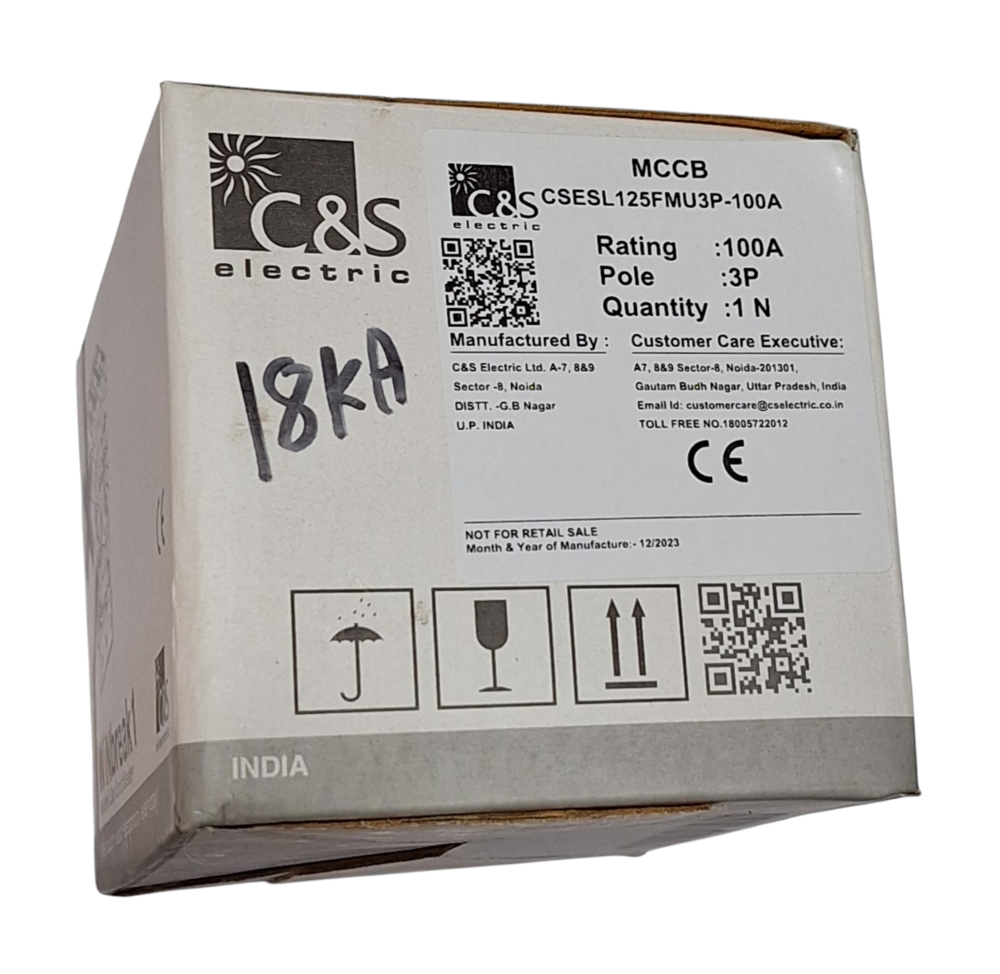 C&S MCCB  CSESL125FMU3P-100A