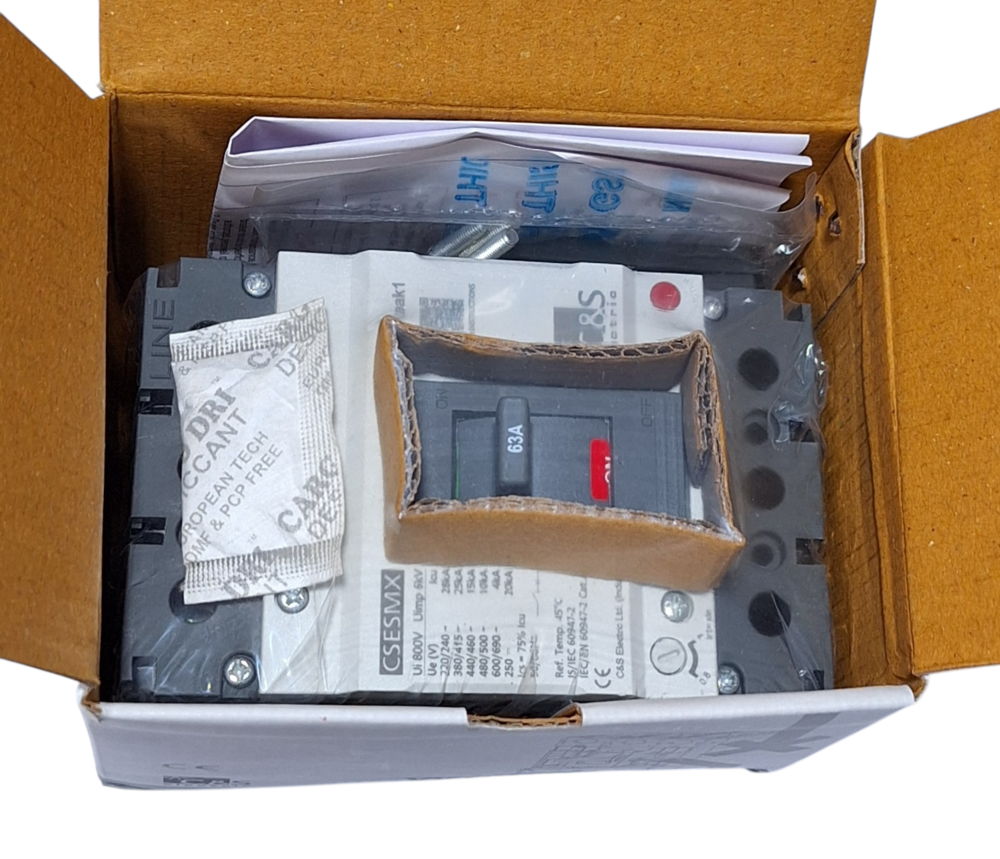 C&S MCCB CSESMX125FMU3P-63A