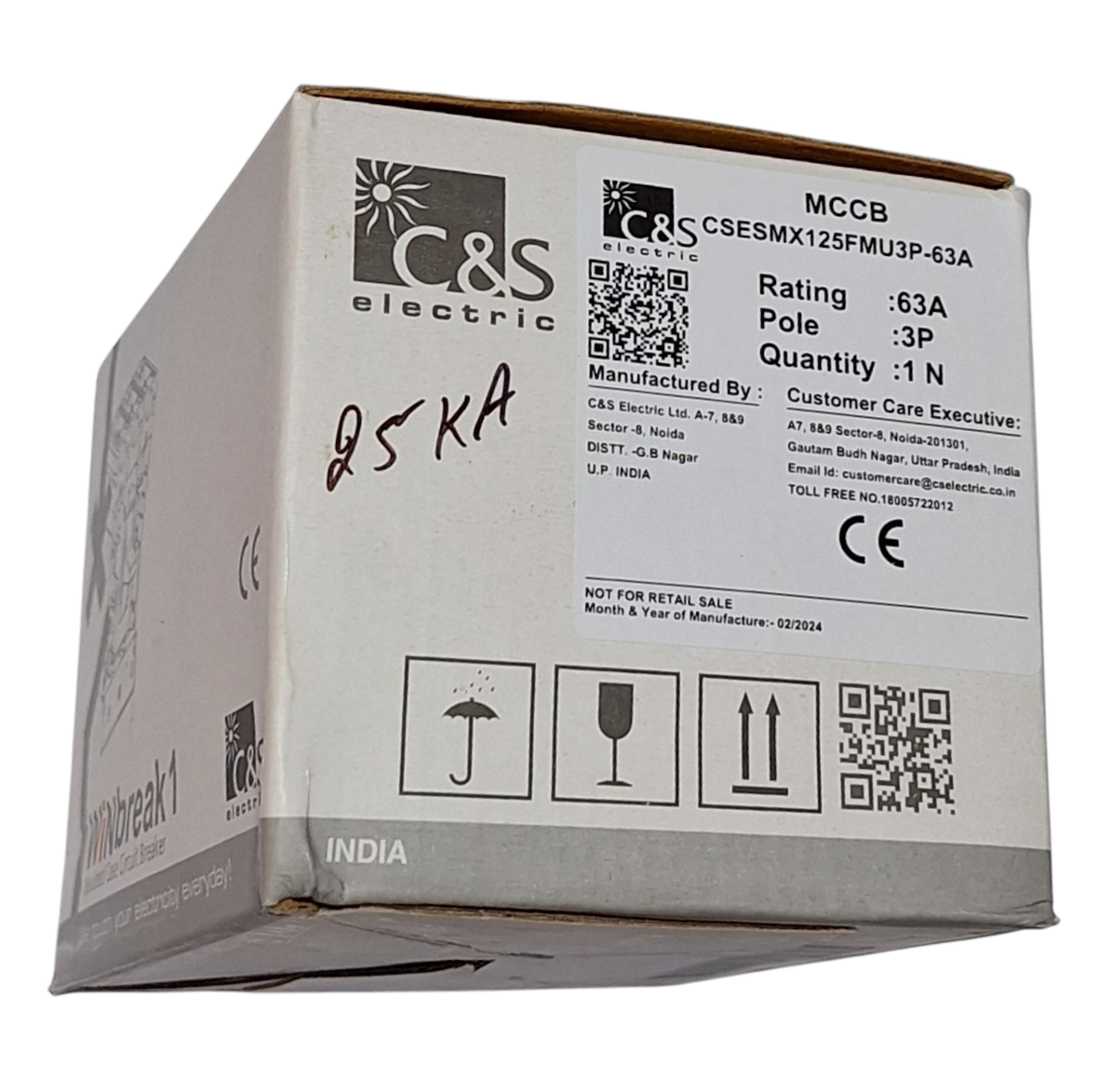 C&S MCCB CSESMX125FMU3P-63A