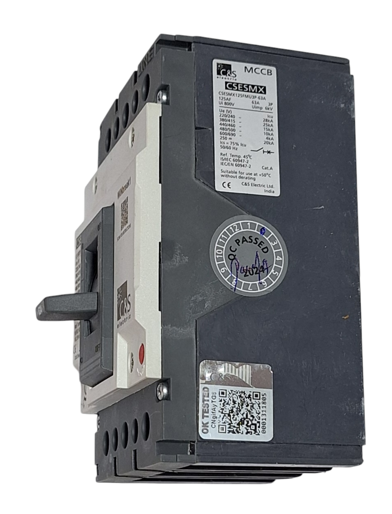 C&S MCCB CSESMX125FMU3P-63A