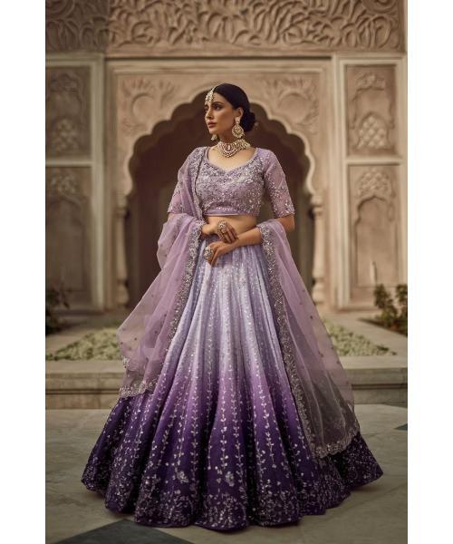 Stonework Net Readymade Lehenga