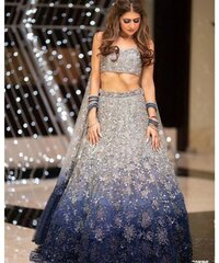 Stonework Net Readymade Lehenga