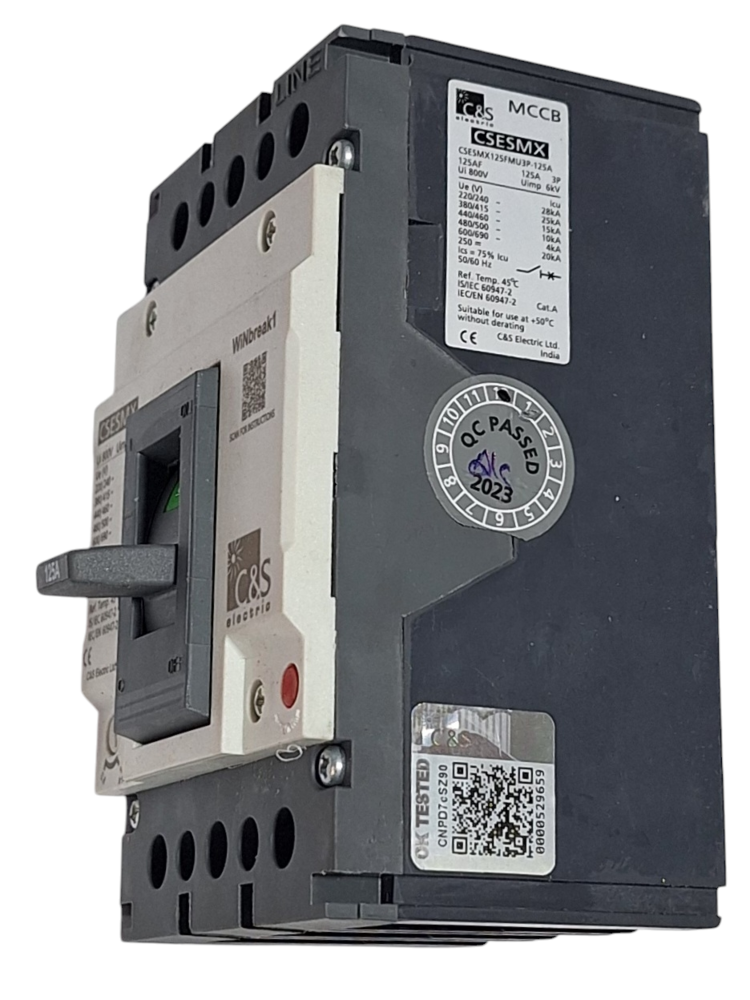 C&S MCCB CSESMX125FMU3P-125A
