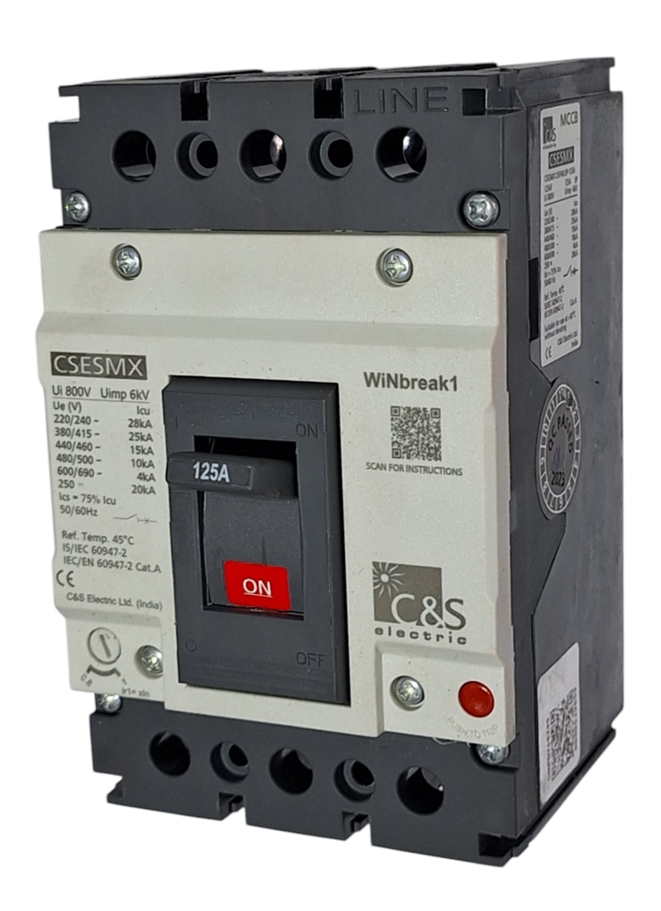 C&S MCCB CSESMX125FMU3P-125A